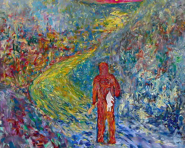 Denis Pavlovich Adushkin "Memory of a Mountain Guide. Curated by Julian Schnabel", 10.04. - 12.05.2019, Geuer & Geuer Art Foundation Düsseldorf