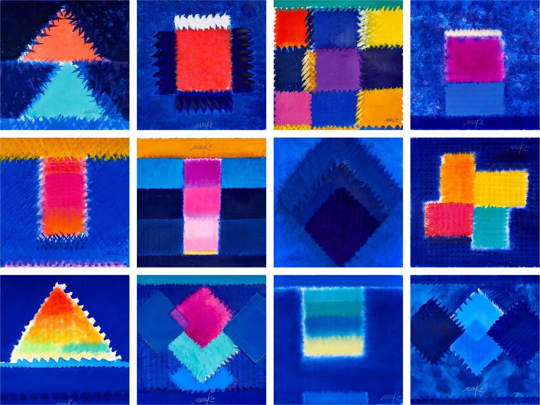 Heinz Mack "Unikate auf Papier", 23.05. - 30.06.2019, Geuer & Geuer Art Foundation Düsseldorf