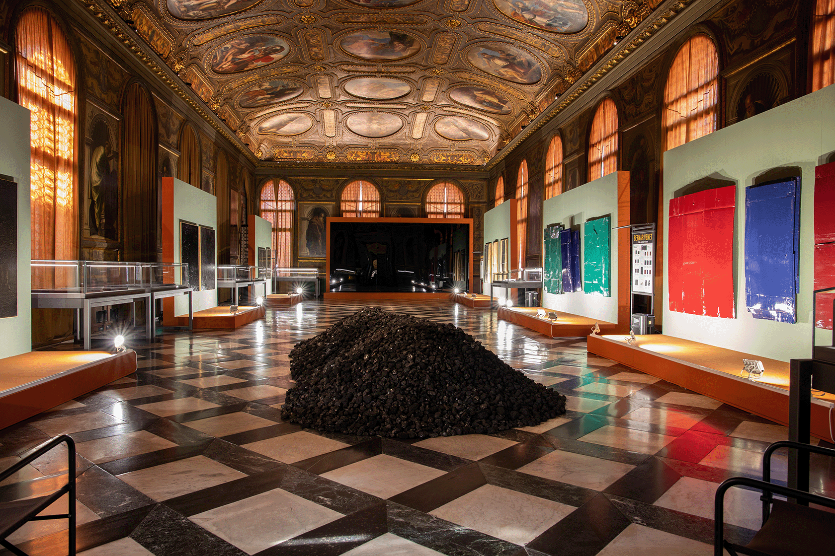 Bernar Venet "1961 … Looking Forward!", 20.04. - 16.06.2024, Sale Monumentali der Biblioteca Nazionale Marciana
