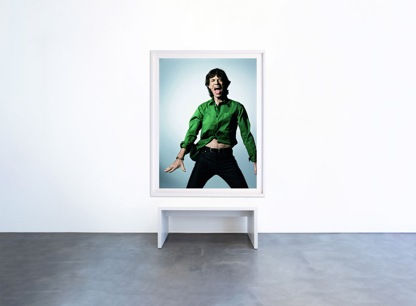 Bryan Adams - Sir Mick Jagger, Green Shirt, New York 2008