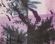 Julian Schnabel - Walt Whitman II (Lake) - 130x98cm