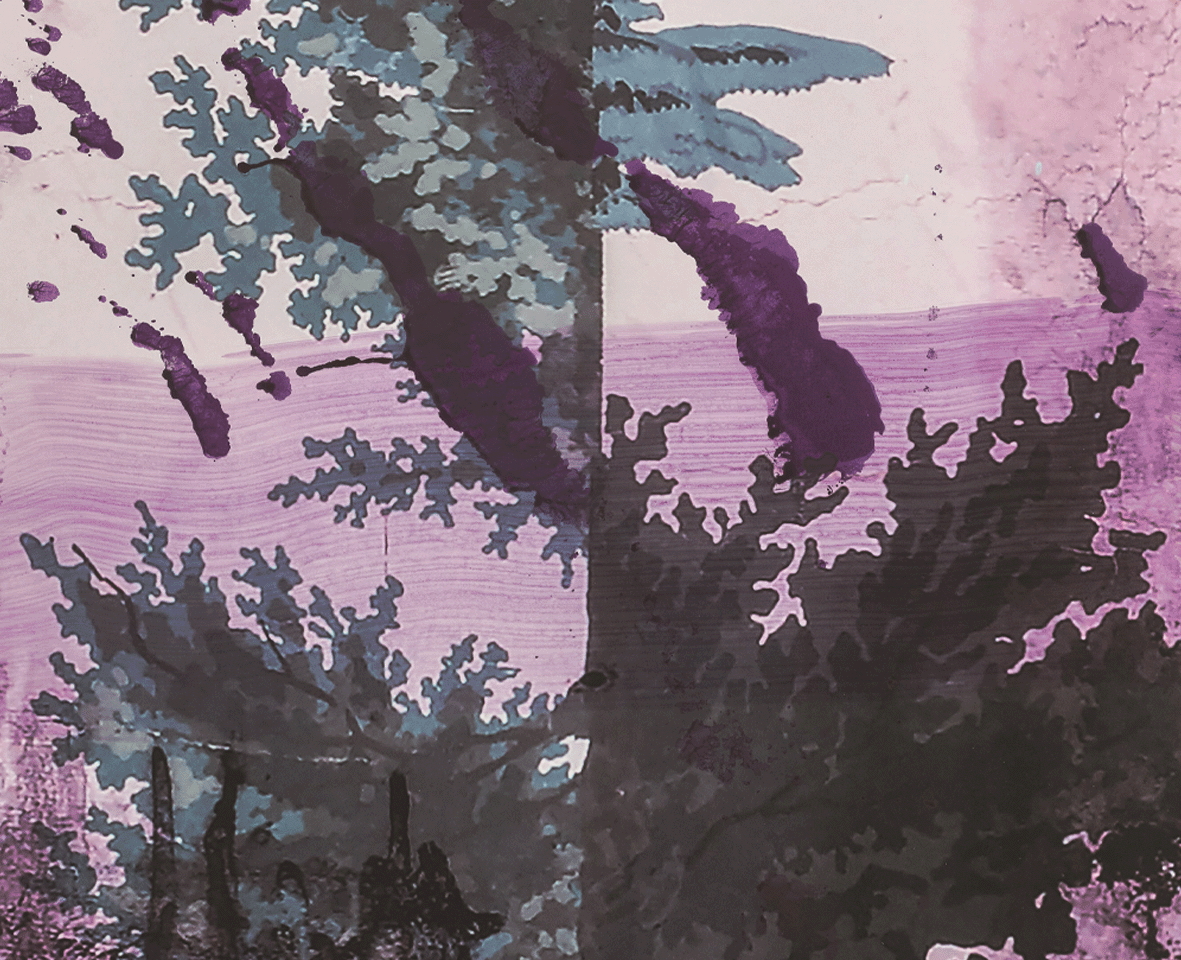 Julian Schnabel - Walt Whitman II (Lake) - 130x98cm