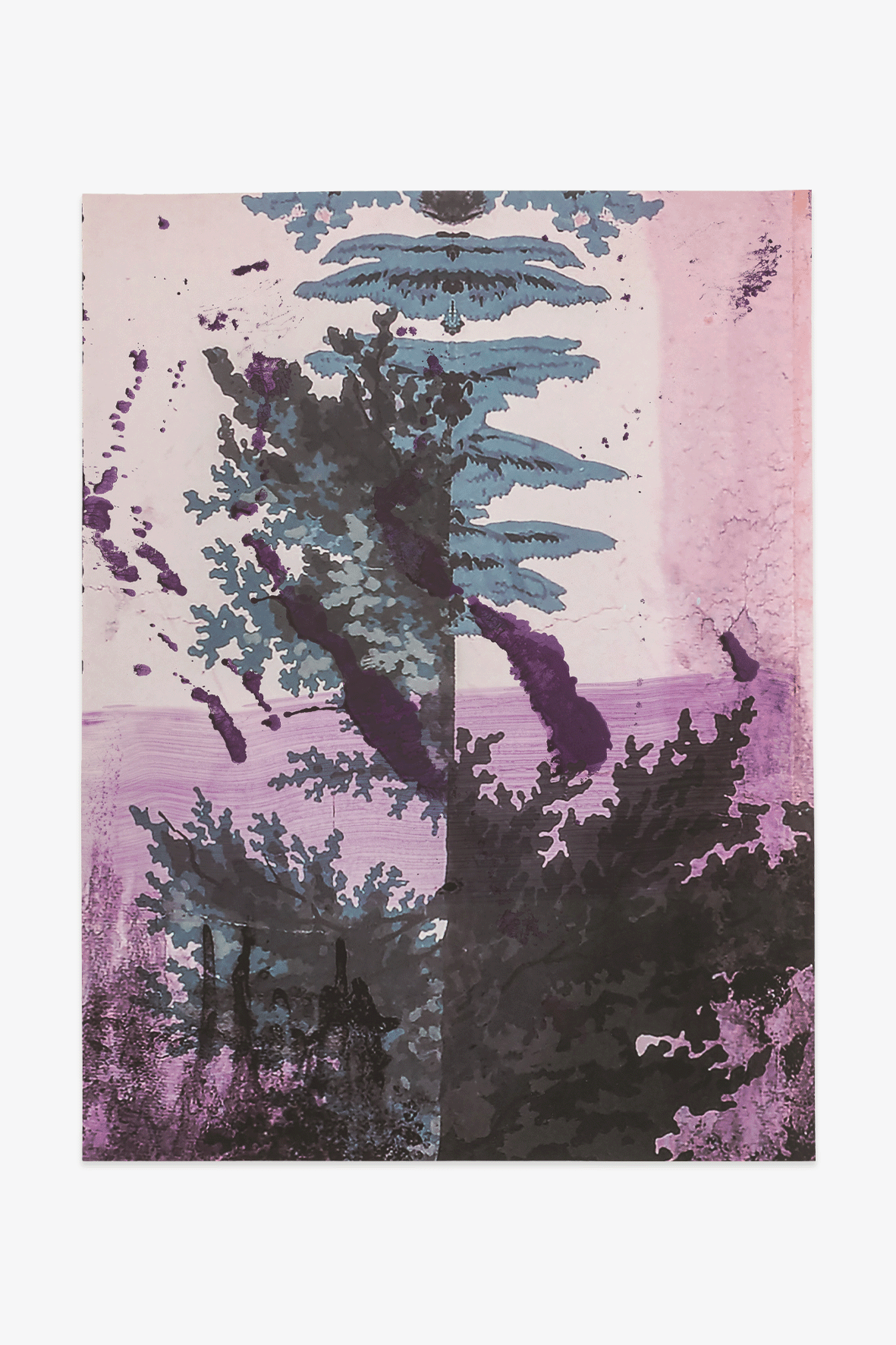 Julian Schnabel - Walt Whitman II (Lake) - 130x98cm