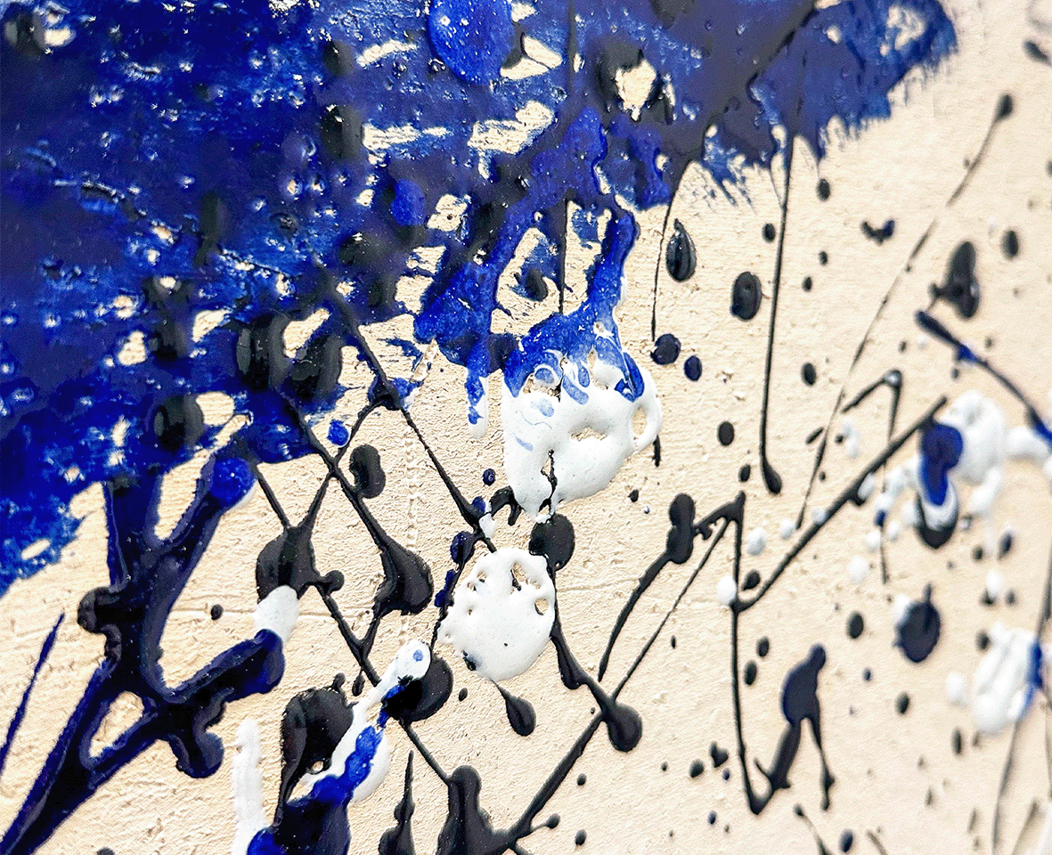 Otto Piene - Calligraphy linke Tafel