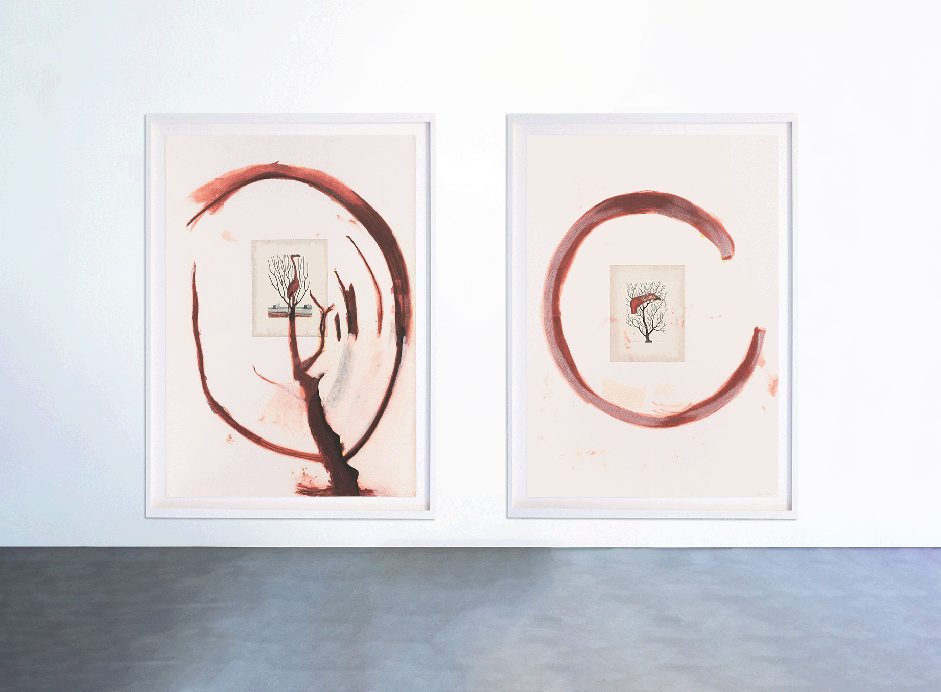 Julian Schnabel - Flamingo II