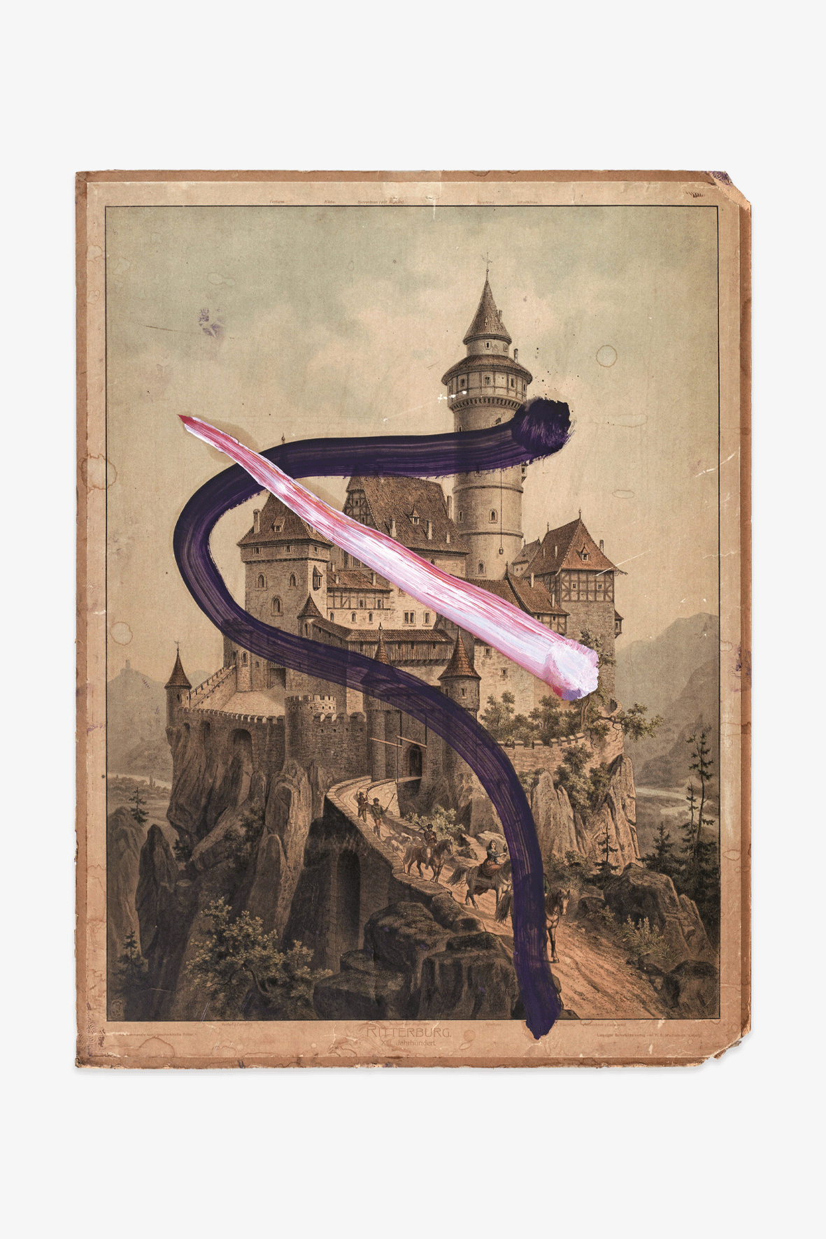 Julian Schnabel - Untitled (Ritterburg)