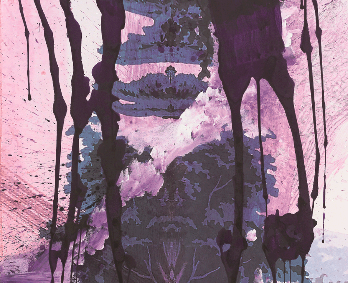 Julian Schnabel - Walt Whitman V (Frozen Lake) - 130x98cm