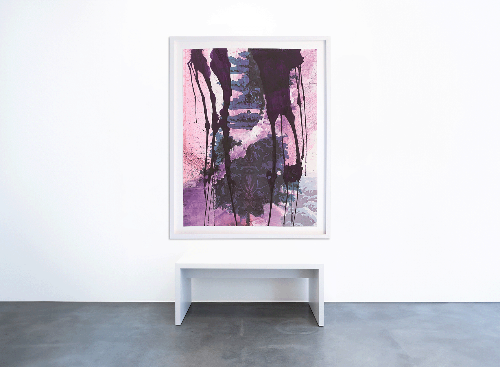 Julian Schnabel - Walt Whitman V (Frozen Lake) - 130x98cm