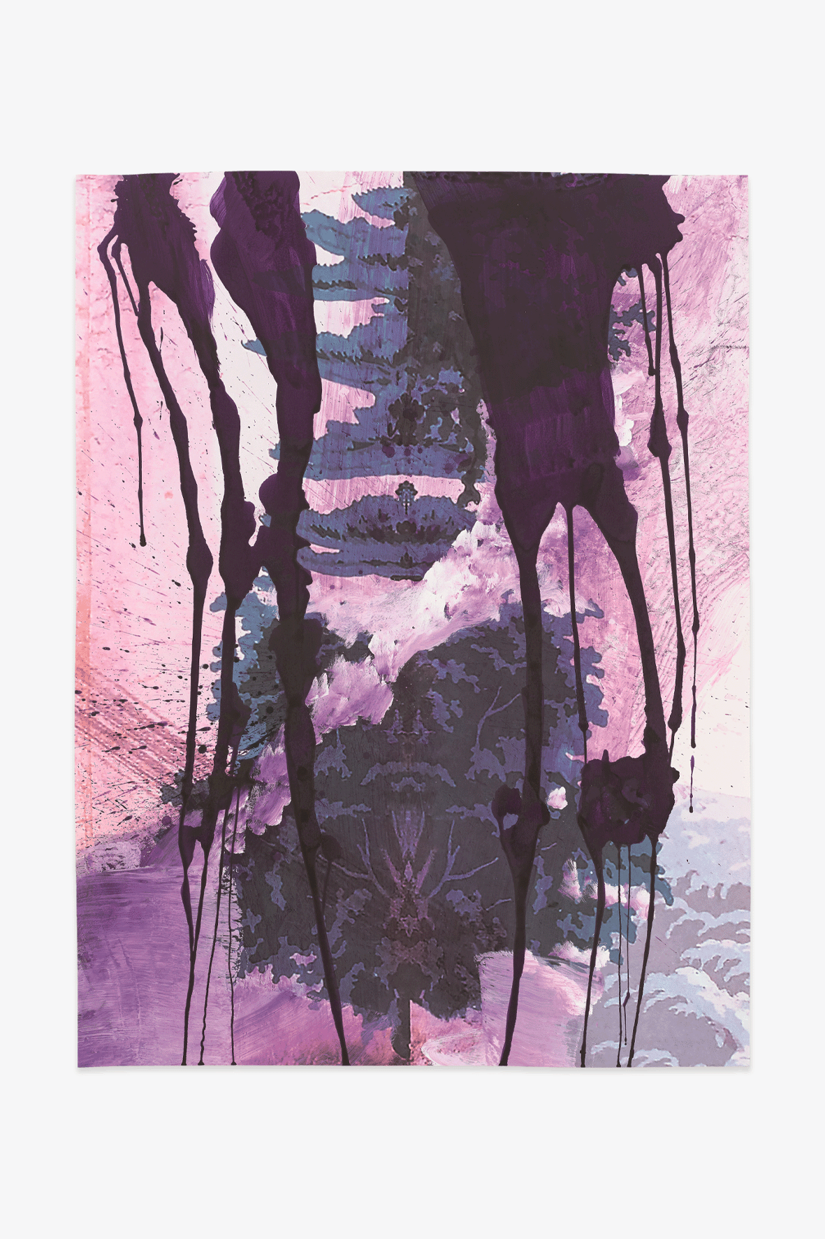 Julian Schnabel - Walt Whitman V (Frozen Lake) - 130x98cm