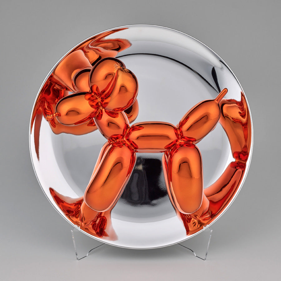 Jeff Koons - Balloon Dog inkl. Plexiglashaube